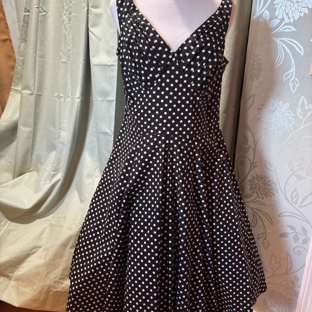 Vintage style shown with and without petticoats